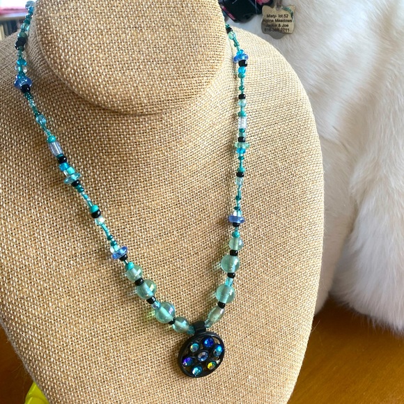 Vintage Rhinestone Pendant - Picture 4 of 4